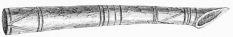 No. 7. Ornamented Ivory Tube, probably a Trojan Flute (8 M.).