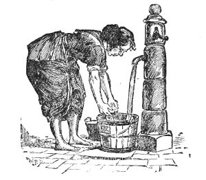woman at pump