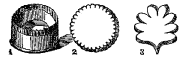 Fig. 64.—Moldes para coscorrones.