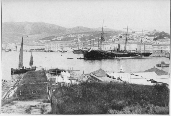 TRIEST Austria’s commercial harbor; prosperous, whether the immigrant tide ebbs or flows.