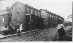 THE SLAVIC HOME ON WHISKEY HILL Flanked by culm piles, breakers and mines.