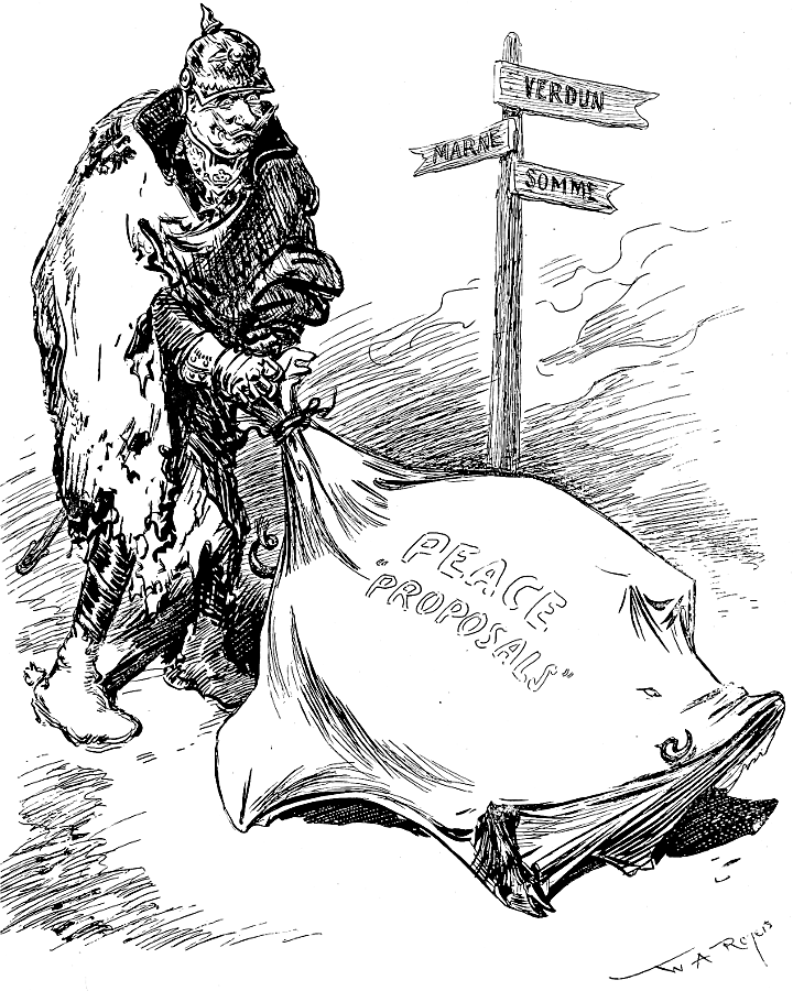The Kaiser with a “pig in a poke”.