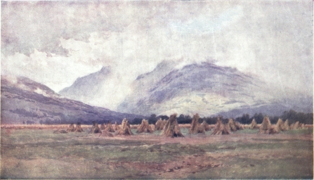 WET HARVEST TIME NEAR DALMALLY, ARGYLLSHIRE