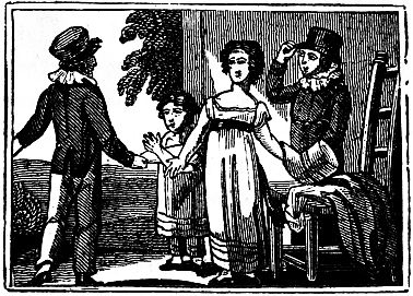 boy talking to two girls and boy