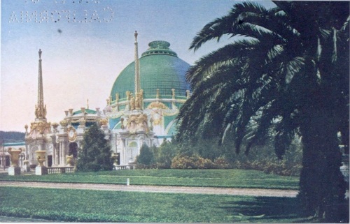 Palace of Horticulture, looking across the Great South Gardens.