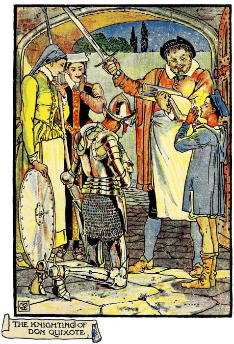THE KNIGHTING OF DON QUIXOTE