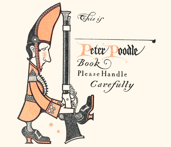 This is Peter Poodle Book Please Handle Carefully