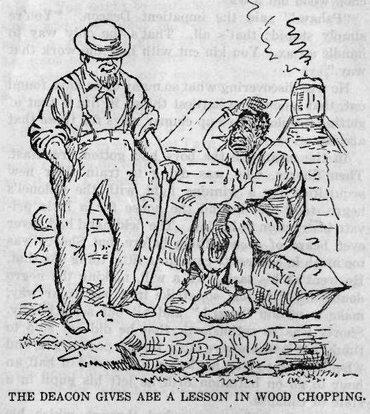 The Deacon Gives Abe a Lesson in Wood Chopping 269