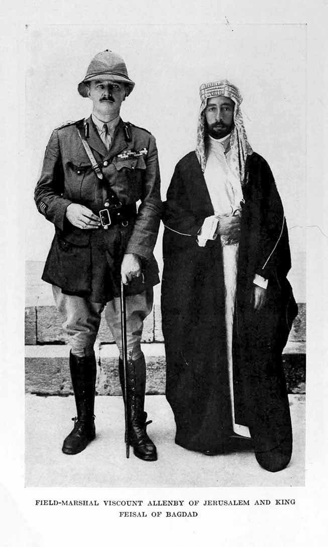 Photograph: FIELD-MARSHAL VISCOUNT ALLENBY OF JERUSALEM AND KING FEISAL OF BAGDAD