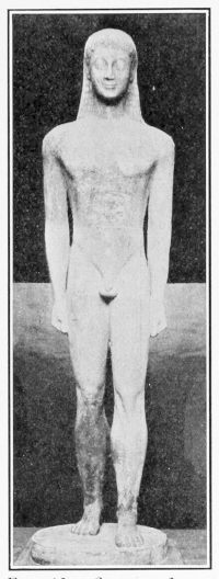 Statue of so-called Apollo of Melos.