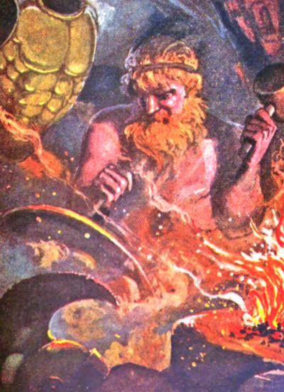 The making of the arms of Achilles (page 113)