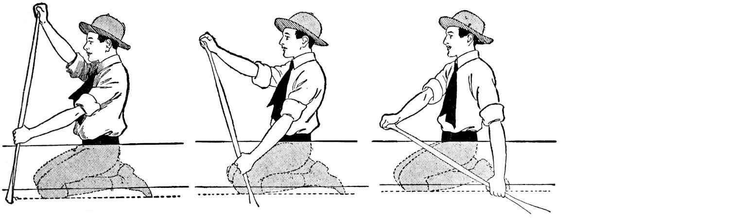 Canoe strokes