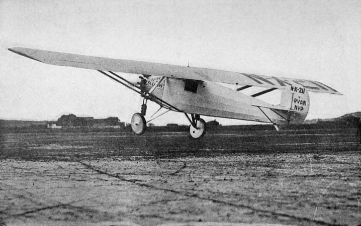 “THE SPIRIT OF ST. LOUIS” AFTER HER RETURN