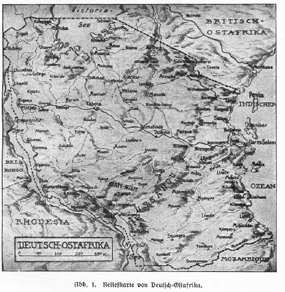 Reliefkarte