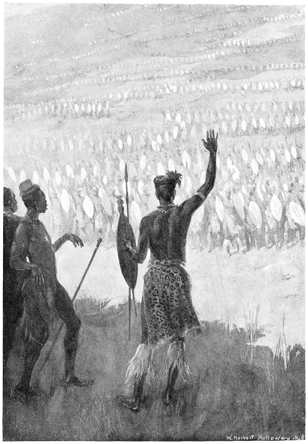 “He turned to the mountain-side and shouted, ‘Men, appear!’”