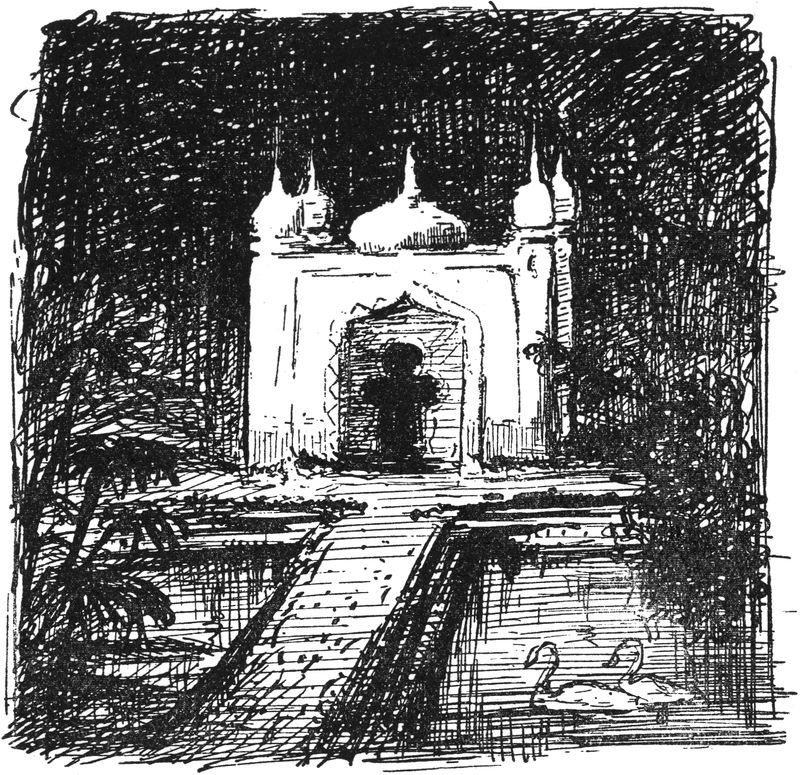 Der märchenhafte Tempel am   Traumsee