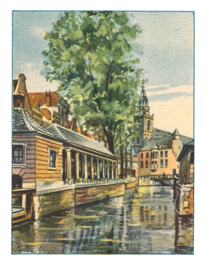 19. GOUDA, Vischbanken