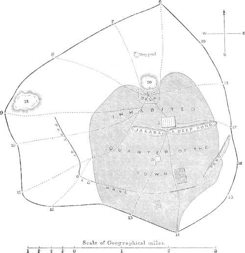 Ground-plan of the Town of Kanó
