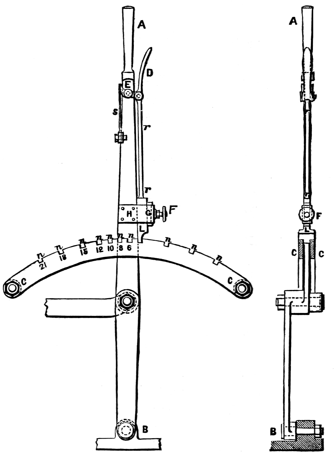 Reverse lever