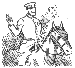 policeman on horseback
