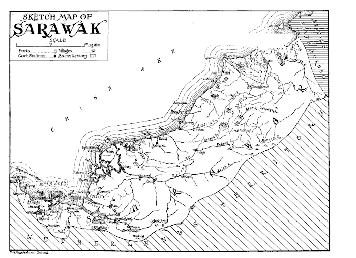 Map of Sarawak