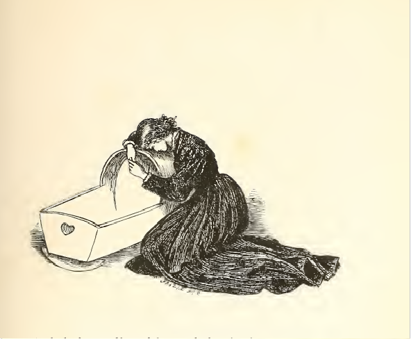 A baby's cradle