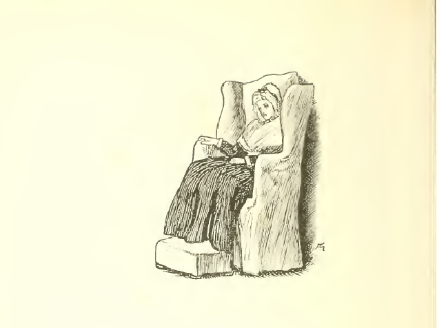 The dear old woman in the lane