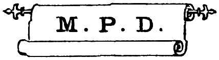 M. P. D.