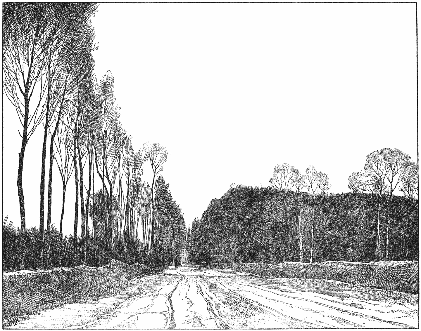 Landweg bij Driebergen.