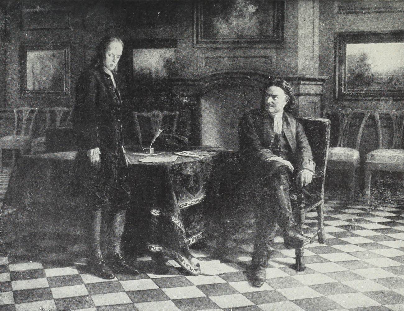PETER THE GREAT AND HIS SON ALEXEI