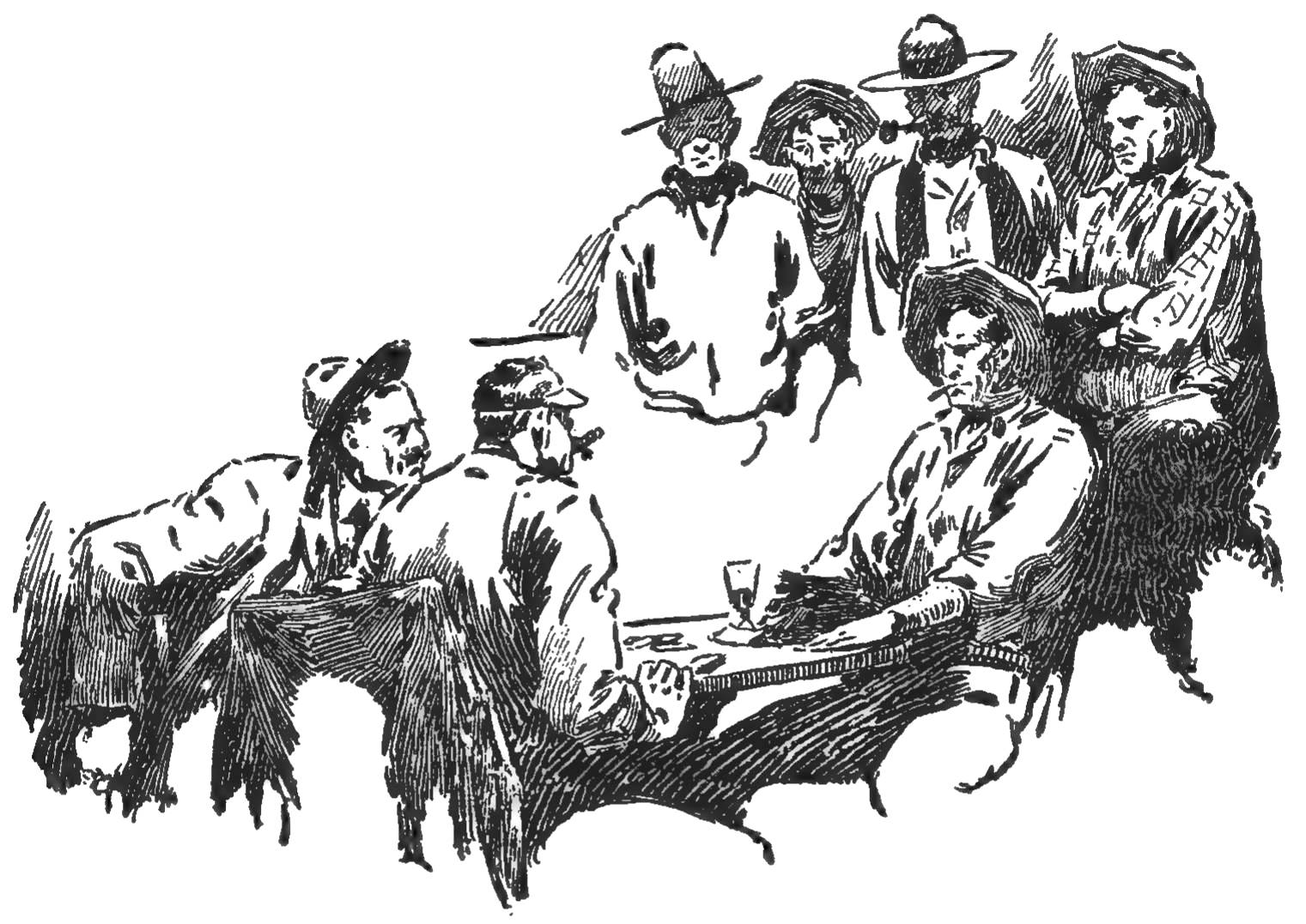 men gambling at cards