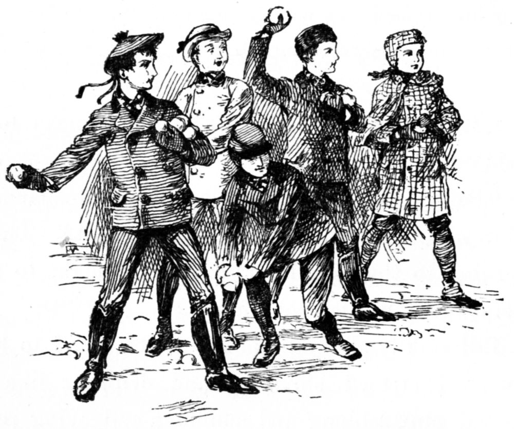 Jack and the four other boys, retreated slowly.