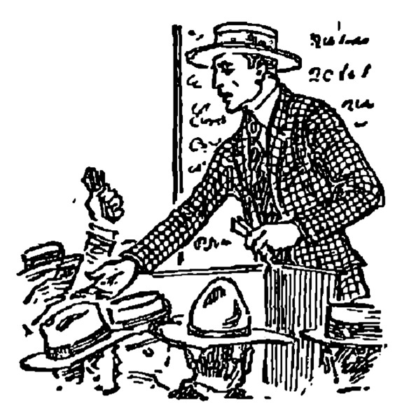 man standing above a crowd