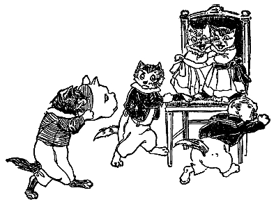 kittens playing