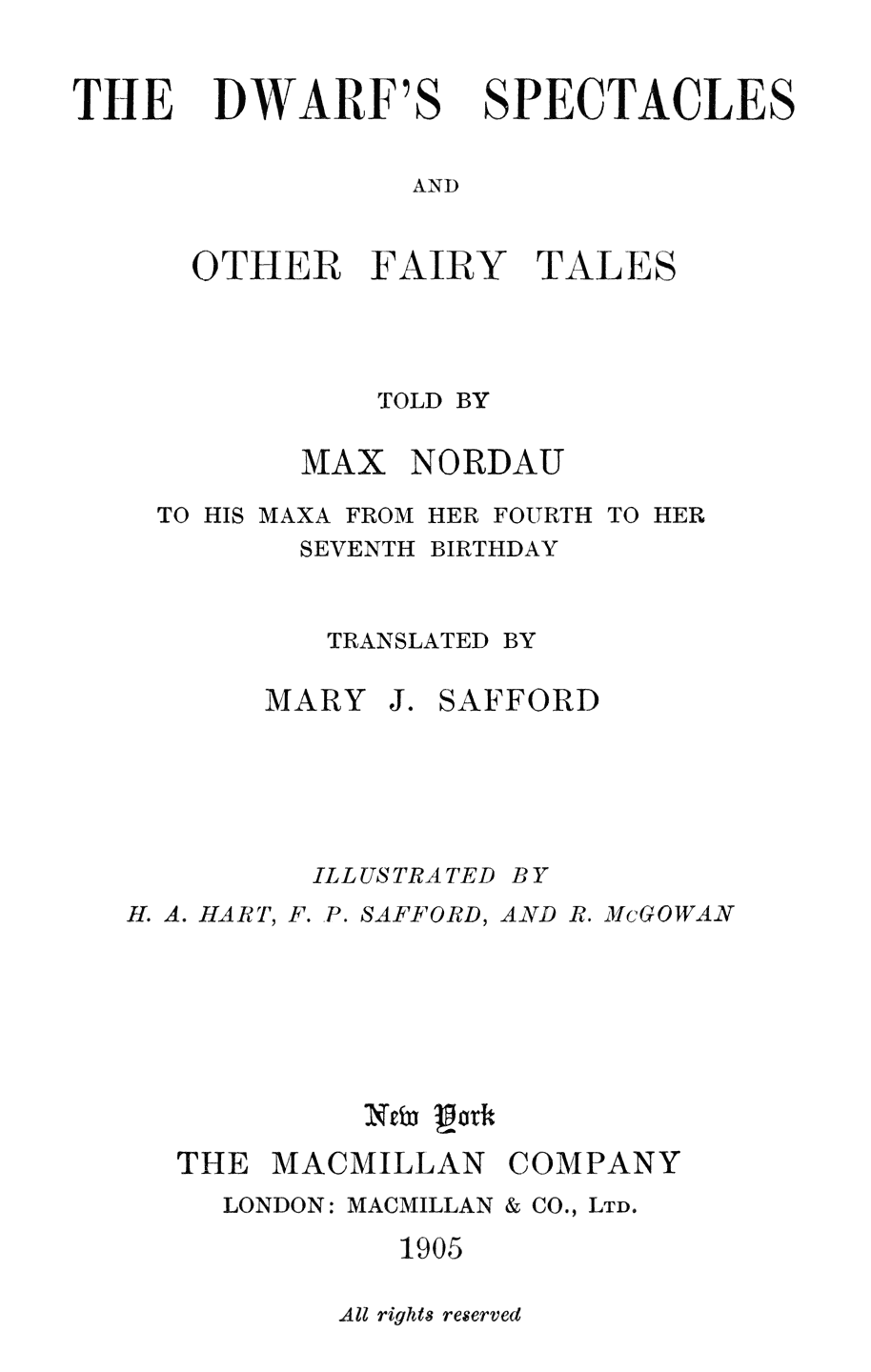Original Title Page.