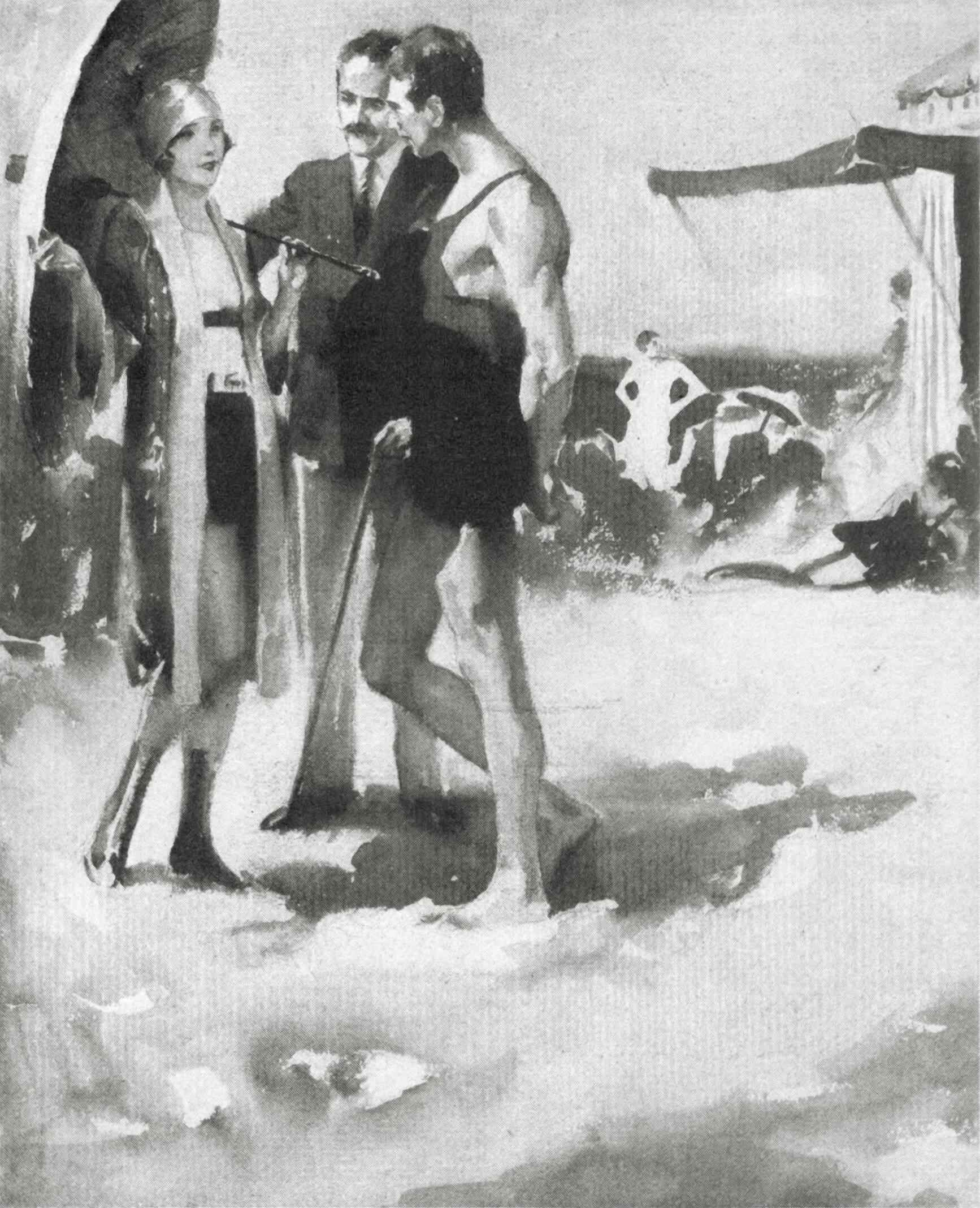 a meeting on the beach