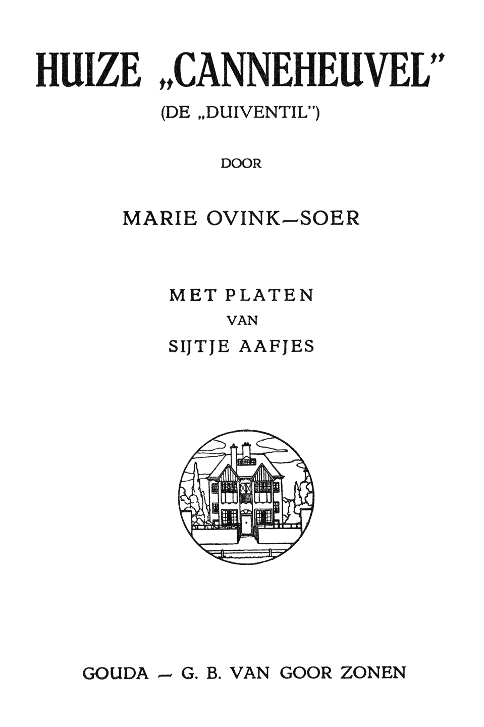 Oorspronkelijke titelpagina.
