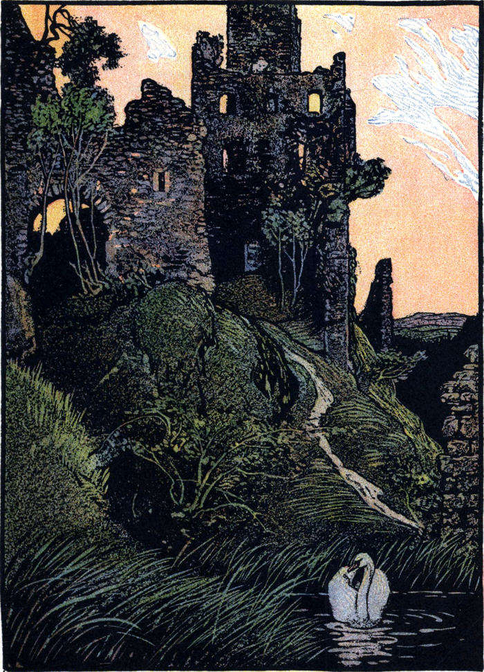 Eine Burgruine