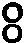 Two circles arranged vertically