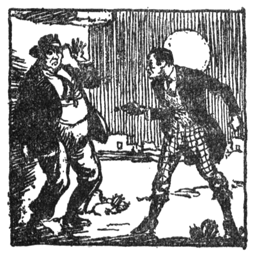 two men, one holding a gun