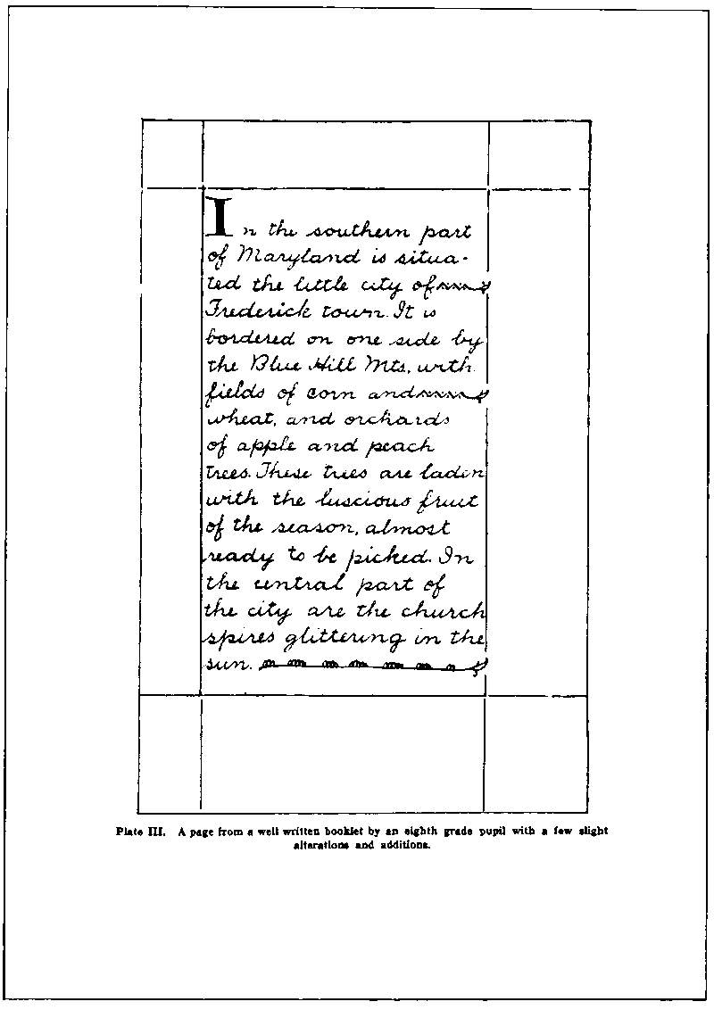 A page showing well-placed text