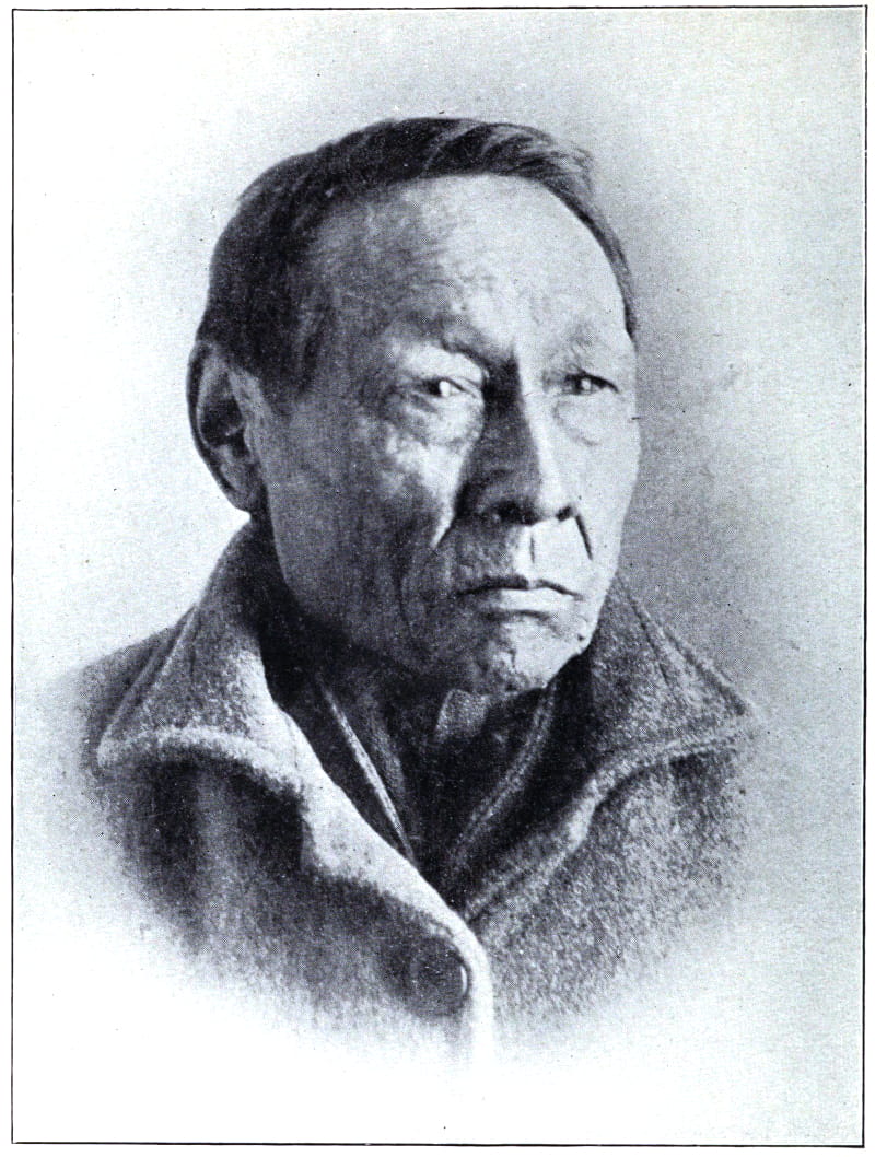 A man in profile