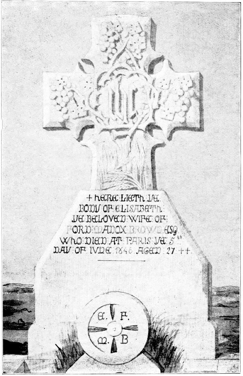 Gravestone of Elizabeth Brown