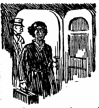 girl with suitcase