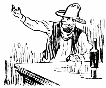 friendly cowboy at a bar