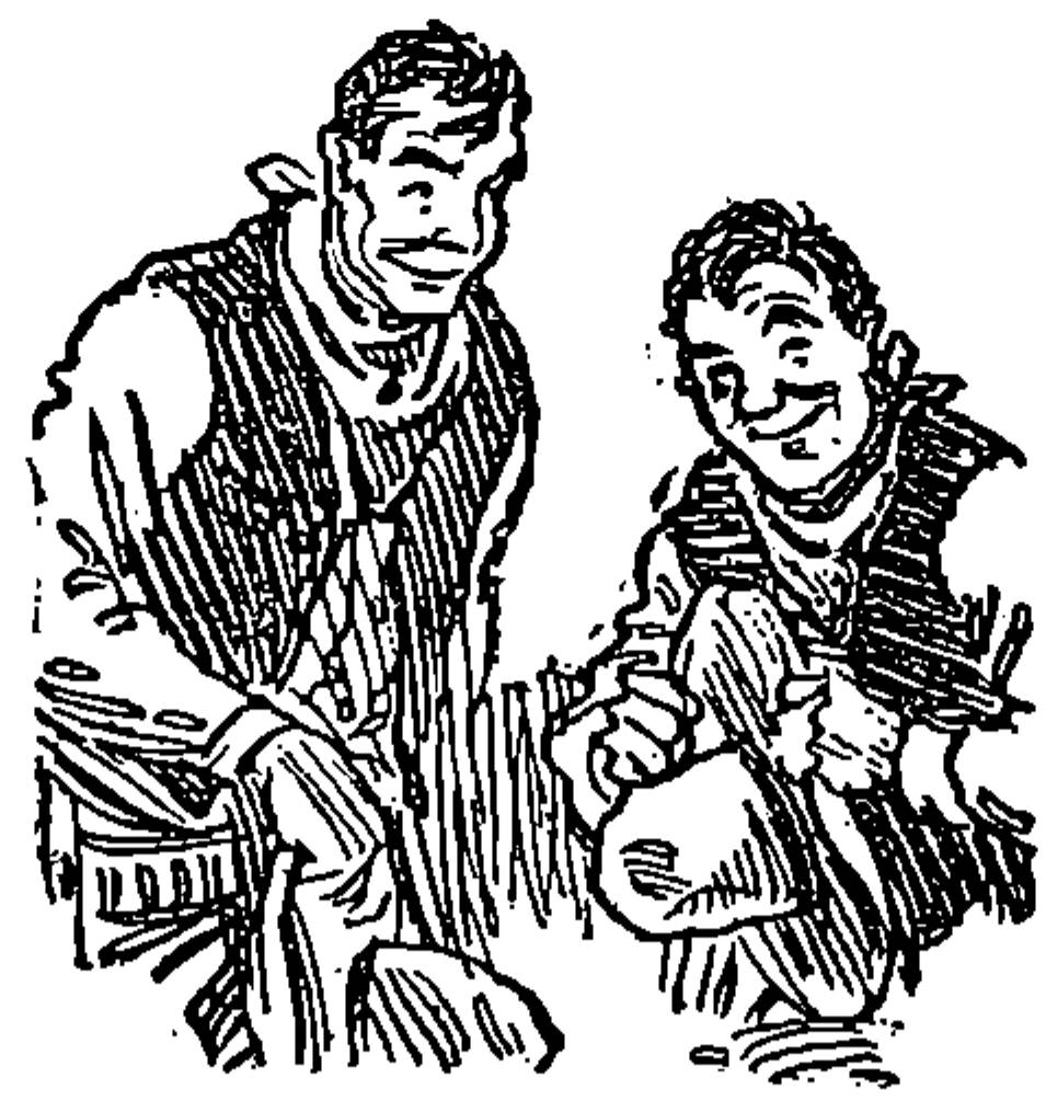two cowboys grinning