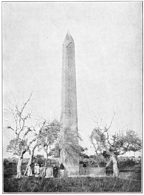 Granite obelisk