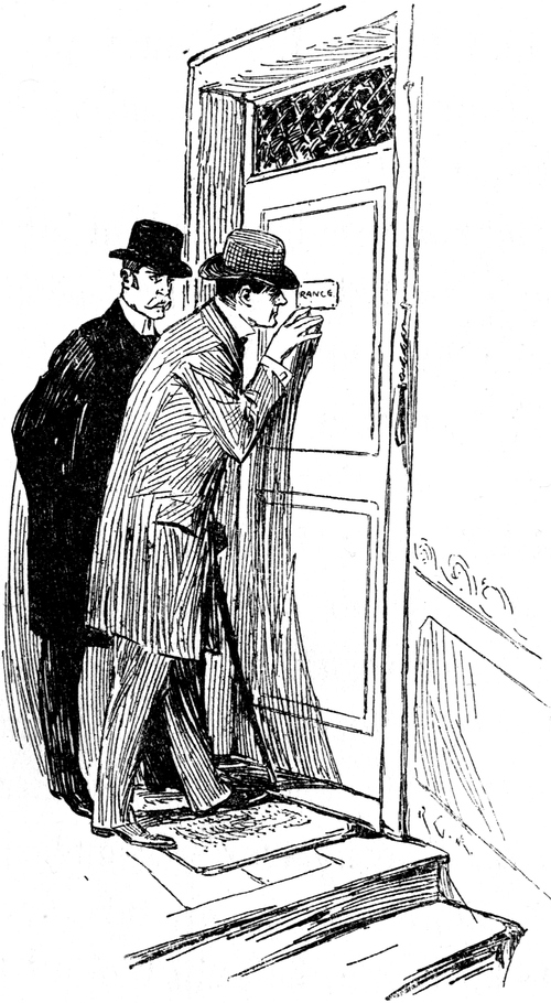 Holmes und Watson suchen   die Wohnung von Herrn Rance