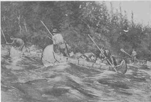 47 the Indians Used 'setting-poles'