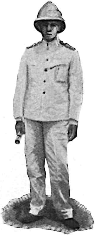 A man in white